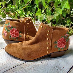 Sam Edelman Petty Bootie Patch Girls Shoes
